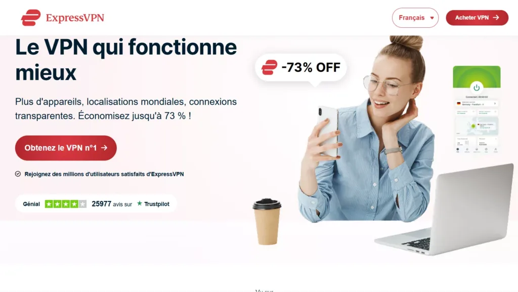 ExpressVPN avis 2026 : test ultime (vitesse, sécurité,  streaming, prix)