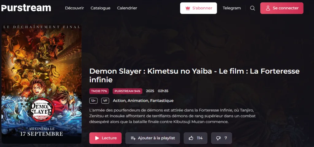 purstream.to, films et séries gratuit
